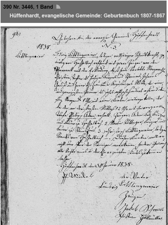 Phillip Adam Bittlingmeier Birth Record