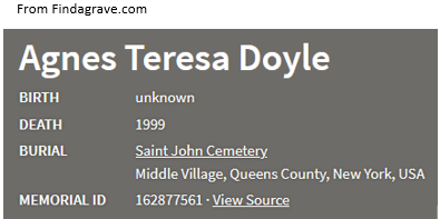 Agnes Neigel Doyle Cemetery