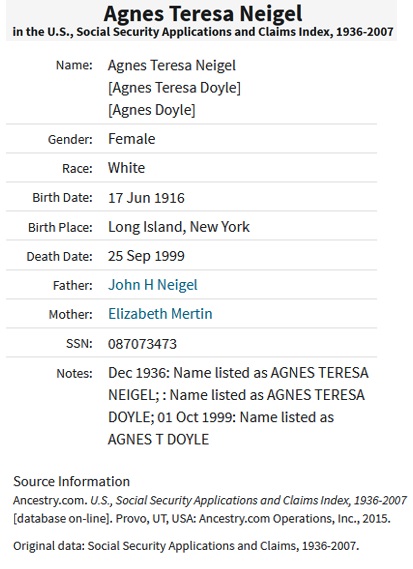 Agnes Neigel Doyle SSACI