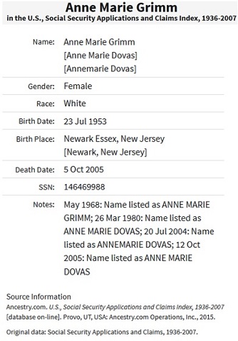 Anne Marie Grimm Dovas SSACI