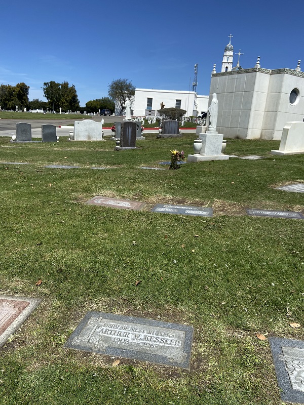 Arthur William Kessler Cemetery Record