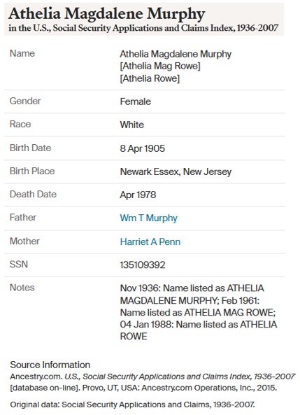 Athelia Riess Murphy Rowe SSACI