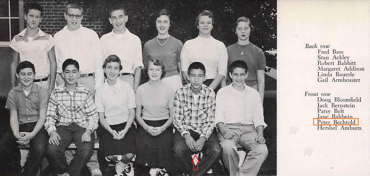 Peter H. Bechtold Yearbook 1956