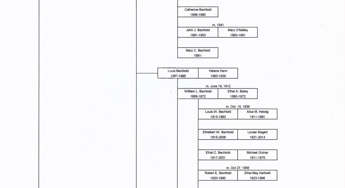 Bittlingmeier Ancestral Chart 5