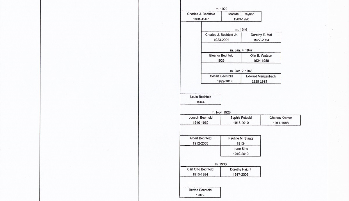 Bittlingmeier Ancestral Chart 9