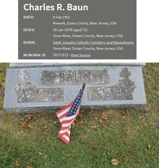 Charles Ronald Baun Grave