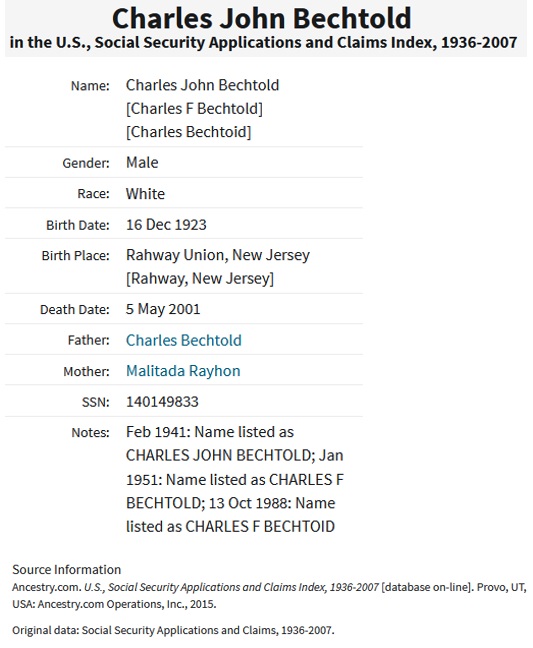 Charles J. Bechtold Jr. SSACI