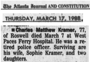 Charles M. Kramer Obituary