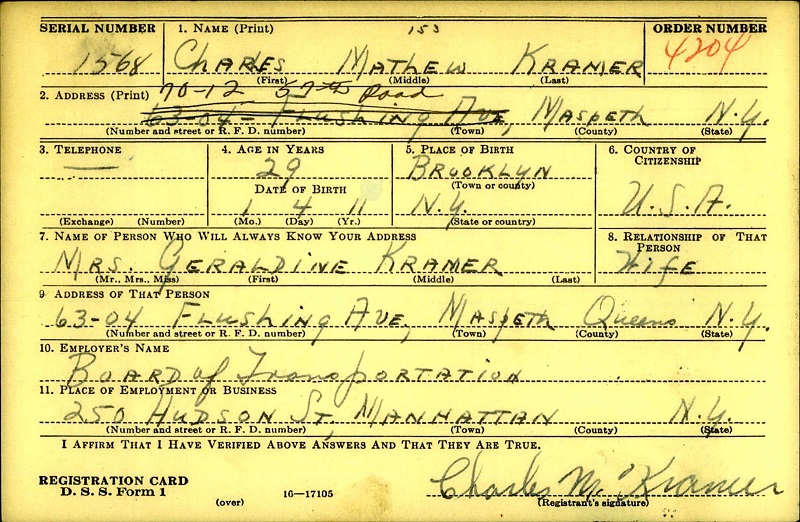 Charles E. Greuter's Veterans Affairs Death File