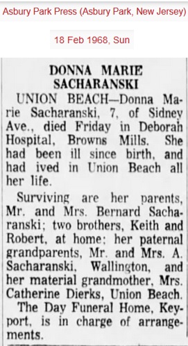 Donna Marie Sacharanski Obituary