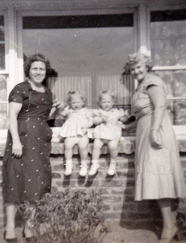 Edna Bittlingmeier with Murphy Twins
