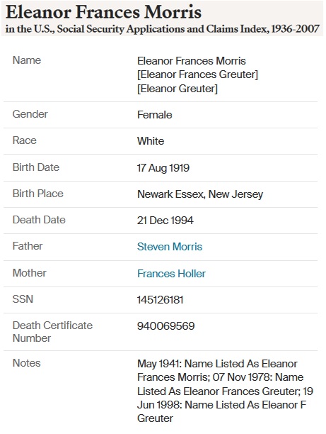 Eleanor Morris SSACI