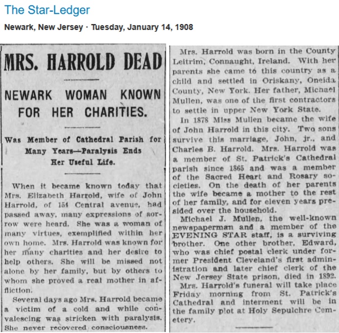 Elizabeth Mullen Harrold Obituary