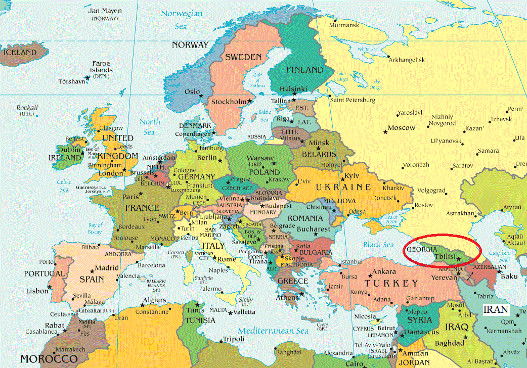 Map of Europe