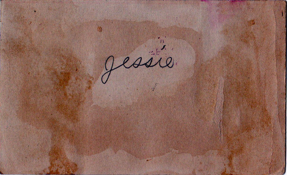 Frederick Gross Trade Card with Jessie on back