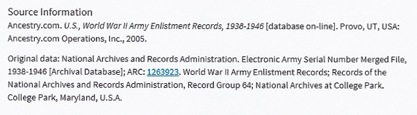 Felix J. Greuter's World War II Army Enlistment Record