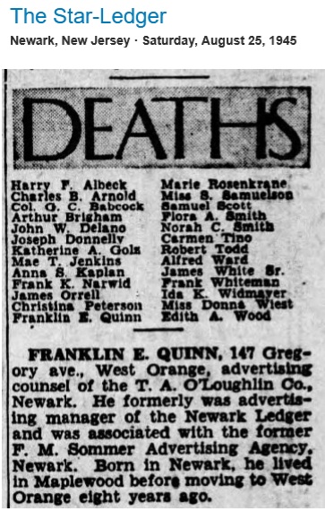 Frank Quinn Obituary