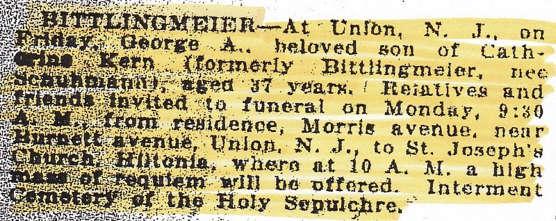 George A. Bittlingmeier Obituary