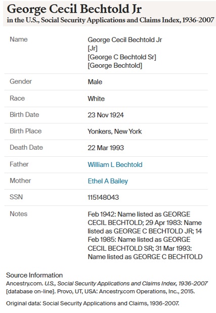 George C. Bechtold SSACI