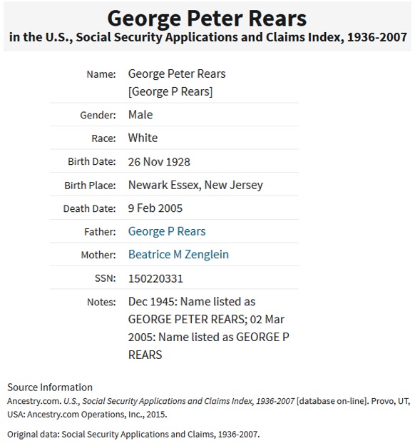 George Rears Jr. SSACI