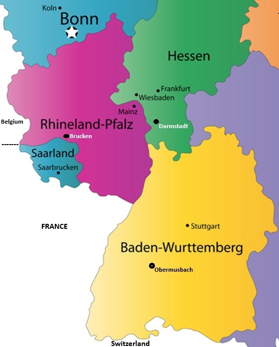 Map of Germany