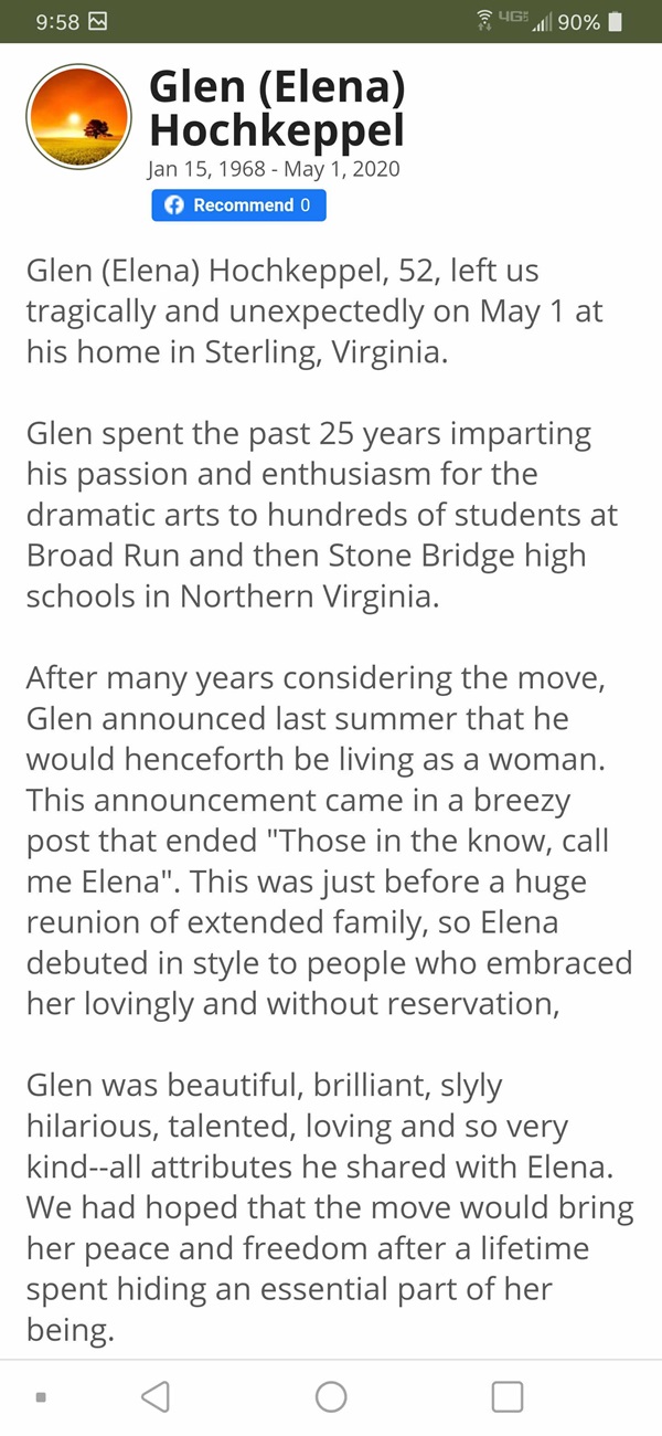 Glen D. Hochkeppel Obituary