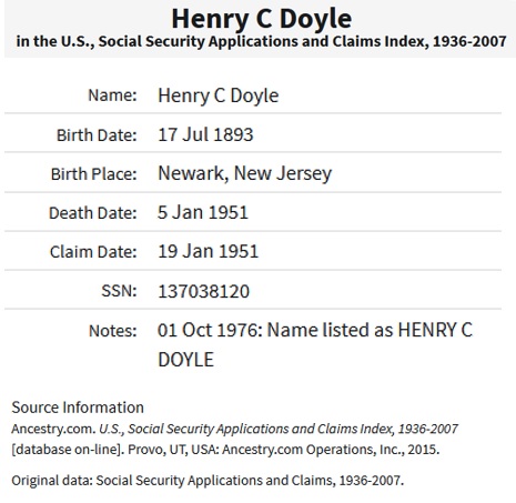 Henry C. Doyle SSACI