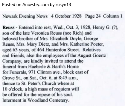 Henry Reuss Obituary