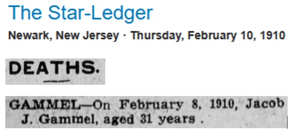 Jacob Gammel Jr. Obituary