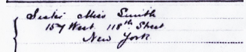 James Findlay Smith Immigration Record