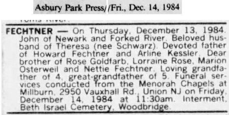 John Fechtner Obituary