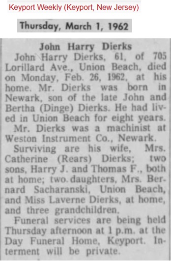 John Harry Dierks Obituary
