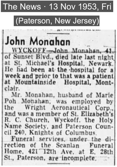 John Francis Monahan Obit