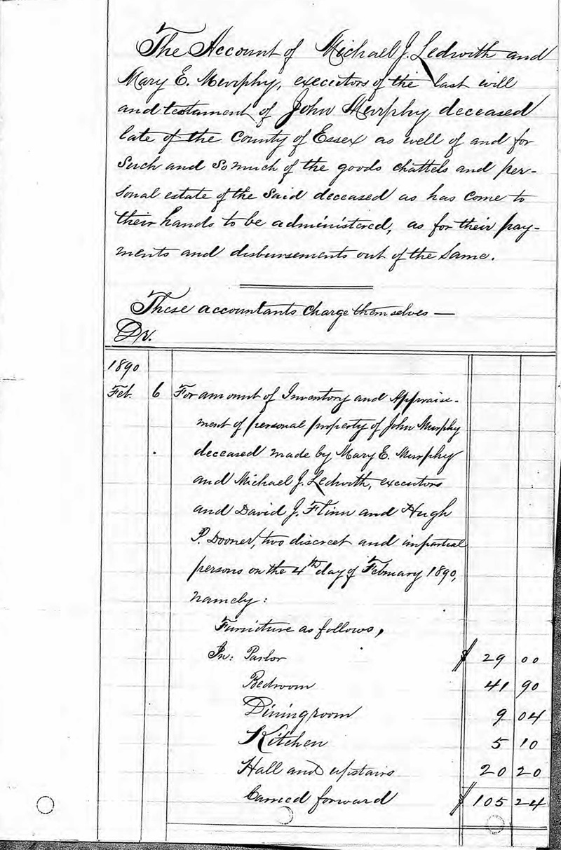 John Murphy Last Will and Testament