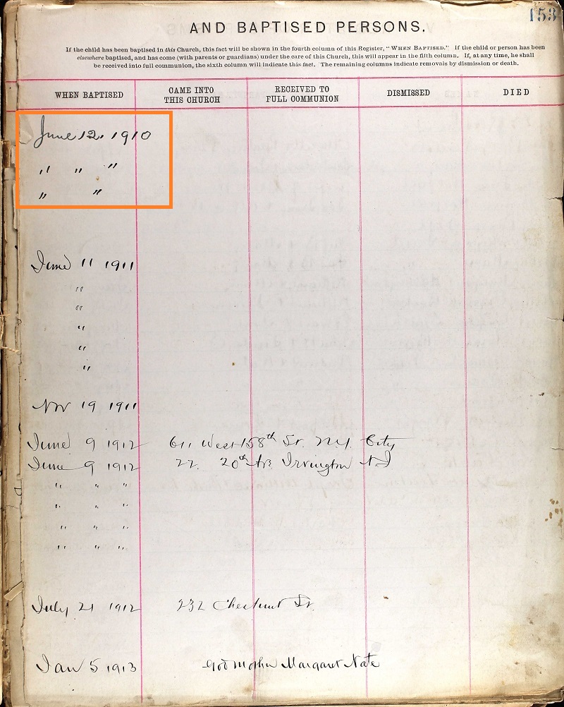 John Bechtold Birth Record