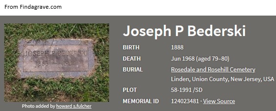 Joseph Bederski Cemetery