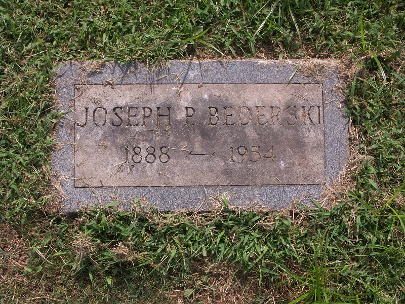 Joseph Bederski Grave