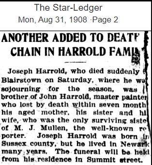 Joseph Harrold Obituary