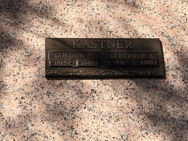 Gordon Kastner Grave Marker