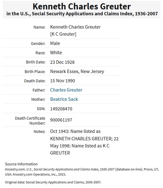 Kenneth C. Greuter SSACI