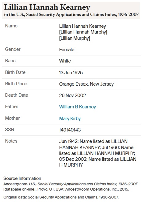 Lillian Kearney Murphy SSACI