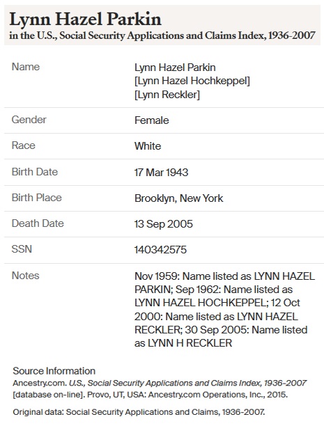 Lynn Parkin Hochkeppel Reckler SSACI