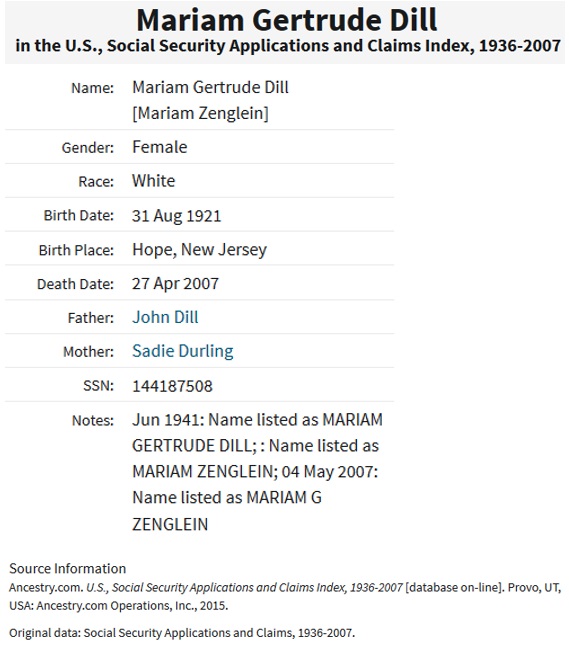 Mariam G. Dill Zenglein SSACI