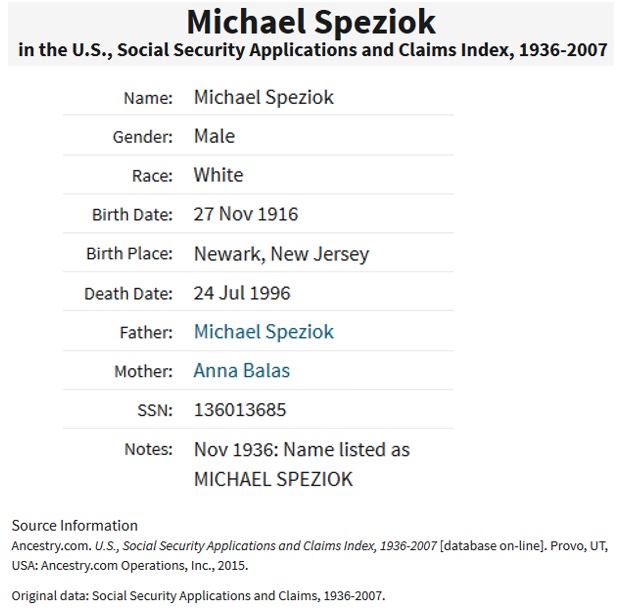 Michael Speziok SSACI