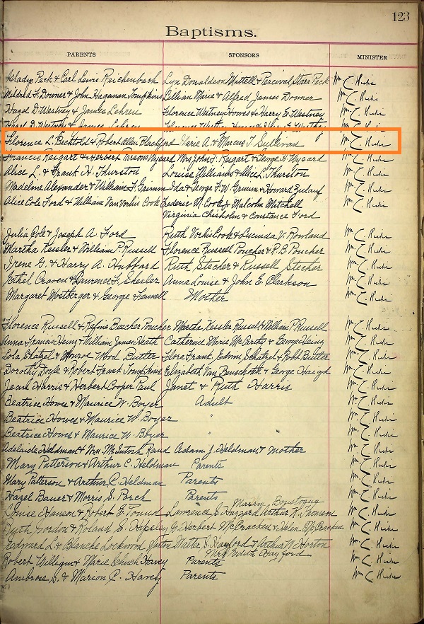 Nancy Blackford Birth Index