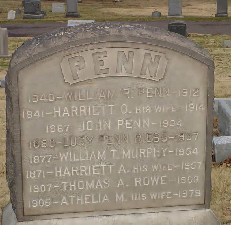 Lucy Penn Riess Grave