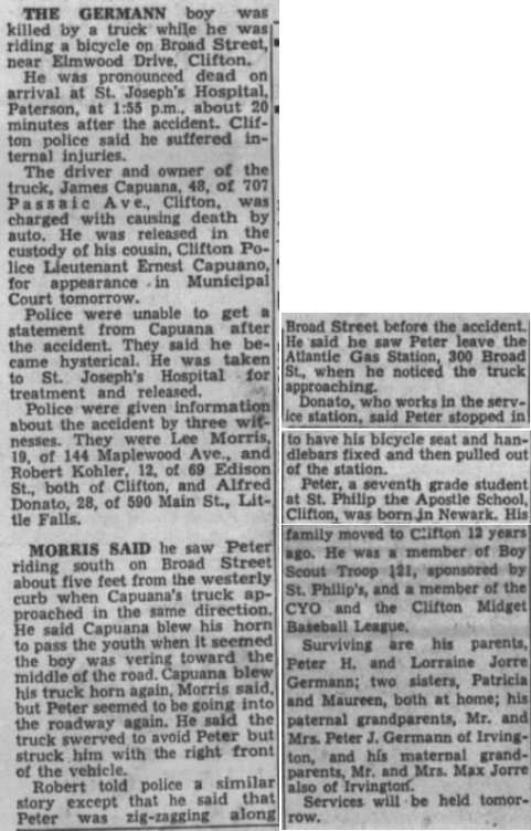 Peter H. Germann Death Record