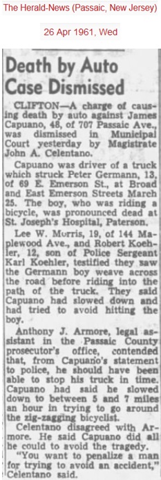 Peter H. Germann Death Record
