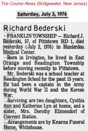 Richard John Bederski Obituary