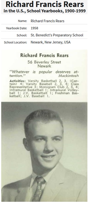 Richard Rears 1958